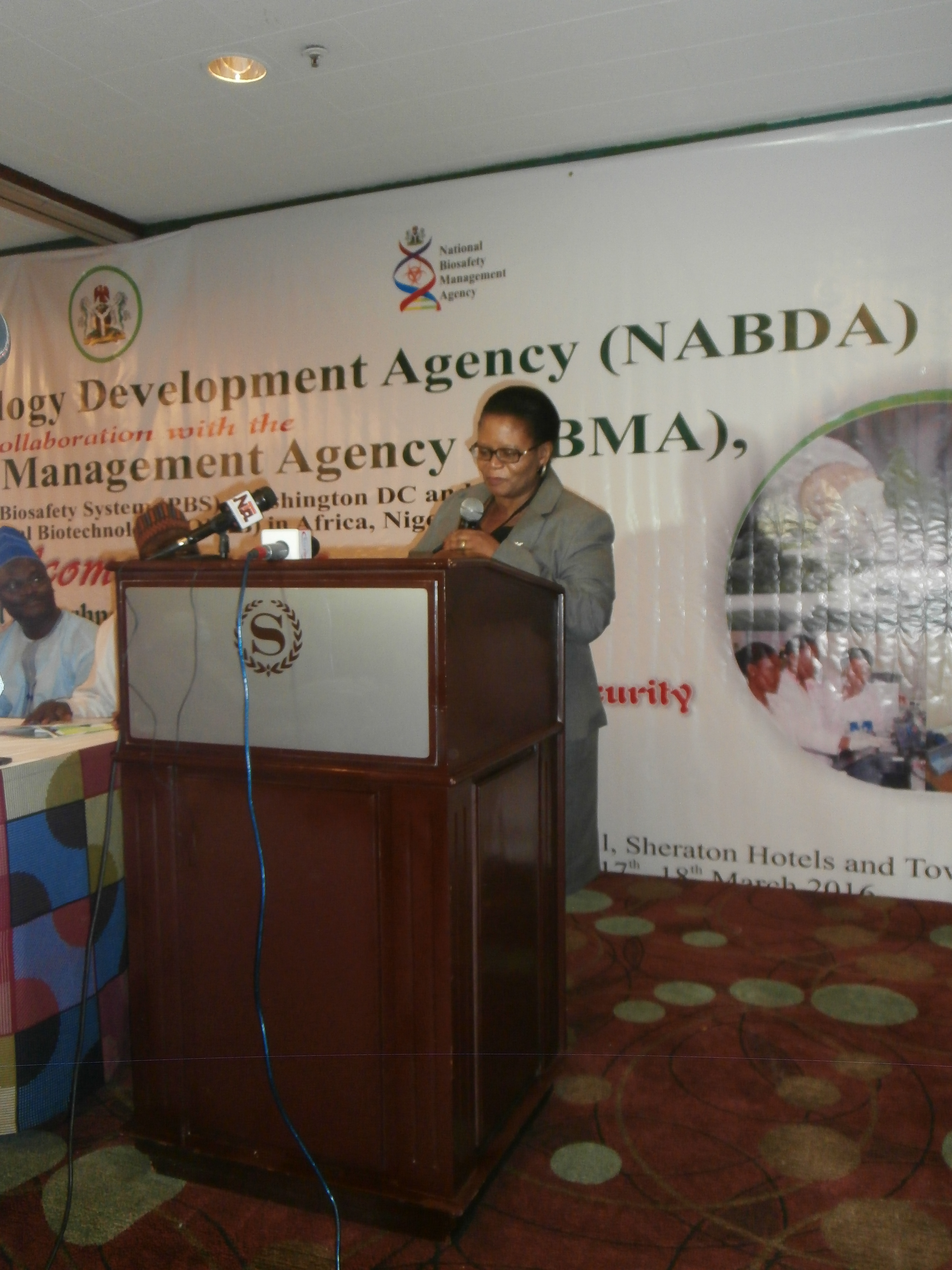 Photospeak from the Workshop on “the Role of Agricultural Biotechnology in the achievement of food security and Economic Diversification in Nigeria”